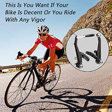 Load image into Gallery viewer, Hyacinth 4PCS Premium Bike Brake Pads, Professional Mountain and Road Bicycle V-Brake Pads, Bike Brake blocks Kit, for Free Hex Wrench.
