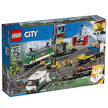 Load image into Gallery viewer, LEGO City Cargo Train 60198 Remote Control Train Building Set with Tracks for Kids(1226 Pieces)
