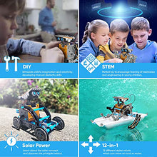 Load image into Gallery viewer, Sillbird STEM 12-in-1 Education Solar Robot Toys -190 Pieces DIY Building Science Experiment Kit for Kids Aged 8-10 and Older,Solar Powered by The Sun
