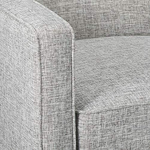 Christopher Knight Home Mervynn Mid-Century Modern Fabric Recliner, Light Grey Tweed