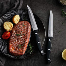 Load image into Gallery viewer, McCook MC25A Knife Sets,15 Pieces German Stainless Steel Kitchen Knife Block Set with Built-in Sharpener
