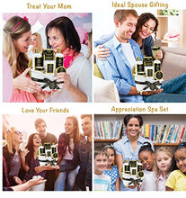 Load image into Gallery viewer, Bath Gift Basket Set for Women: Relaxing at Home Spa Kit Scented with French Vanilla - Includes Bath Bombs, Salts, Shower Gel, Body Butter Lotion, Spa Candle, Bubble Bath, Loofah and More
