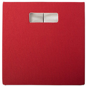 DII Hard Sided Collapsible Fabric Storage Container for Nursery, Offices, & Home Organization, (13x13x13") - Solid Rust