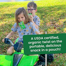 Load image into Gallery viewer, GoGo squeeZ Organic Fruit on the Go, Apple Apple, 3.2 oz. (12 Pouches) - Tasty Kids Applesauce Snacks Made from Organic Apples - Gluten Free Snacks For Kids - Nut &amp; Dairy Free - Vegan Snacks

