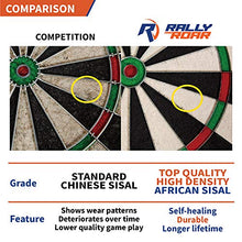 Load image into Gallery viewer, Rally and Roar 18&quot; Standard Bristle Dartboard w/ Mounting Brackets, Self Healing, Galvanized Wiring
