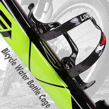 Load image into Gallery viewer, Lixada Water Bottle Cages Extra Lightweight Carbon Fiber Bicycle Bike Water Bottle Holder Cages Brackets
