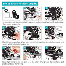 Load image into Gallery viewer, Titanker Upgraded Bike Bicycle Trailer Coupler Attachment Angled Elbow for Instep &amp; Schwinn Bike Trailers

