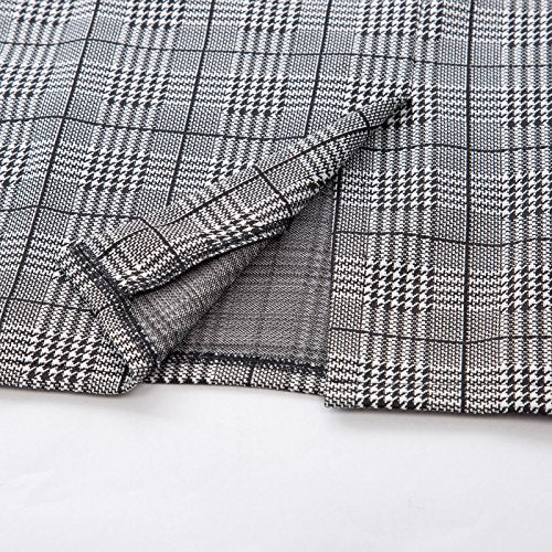 Load image into Gallery viewer, Kate Kasin Womens Knee Length Elastic Waist Stretchy Bodycon Plaid Business Pencil Skirt