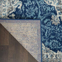 Load image into Gallery viewer, Nourison Persian Vintage 8' x 10' Bohemian Style Area Rug, Ivory/Turquoise 7'10"X9'10"
