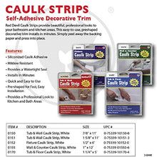 Load image into Gallery viewer, Red Devil 0151 (Wide) 1-5/8 in. x 11 ft. Tub &amp; Wall Caulk Strip, 1-5/8" x 11', White

