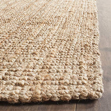 Load image into Gallery viewer, Safavieh Natural Fiber Collection NF447A Handmade Chunky Textured Premium Jute 0.75-inch Thick Runner, 2'6" x 20' , Natural
