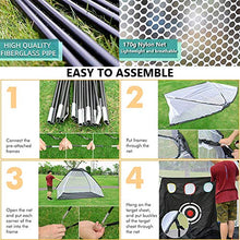 Load image into Gallery viewer, Golf Practice Net, 10x7ft Golf Hitting Training Aids Nets with Target and Carry Bag for Backyard Driving Chipping - 1 Golf Mat -5 Golf Balls - 1 Golf Tees- Men Kids Indoor Outdoor Sports Game
