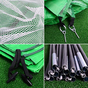 Golf Practice Net Golf Net Golf Hitting Nets Training Aids Practice Nets for Backyard Driving Range Chipping for Indoor Outdoor Sports (2M, Light Green)