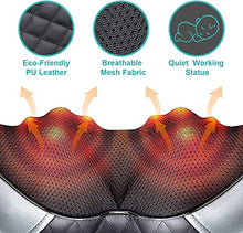 Load image into Gallery viewer, Medcursor Neck Shoulder Massager with Heat, Electric Shiatsu Back Massage Device, Portable Deep Tissue 3D Kneading Pillow for Muscle Pain Relief, Home, Office, Car Use - Ideal Gifts
