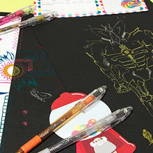 Load image into Gallery viewer, Pentel Sparkle Pop Metallic Gel Pen, 1.0mm Bold Line, Assorted Colors, Pack of 8 (K91BP8M)
