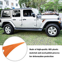 Load image into Gallery viewer, Bonbo Exterior Accessories Car Wheel Eyebrow Side Air Conditioning Vent Outlet Decoration Cover Trim ABS for 2018-2021 Jeep Wrangler JL JLU &amp; Gladiator JT 2PCS (Orange)
