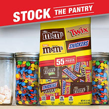 Load image into Gallery viewer, SNICKERS, M&amp;M'S &amp; TWIX Fun Size Chocolate Candy Variety Mix, 31.18-Ounce 55 Piece Bag
