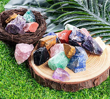 Load image into Gallery viewer, UU UNIHOM 3 lbs Bulk Rough Madagascar Stones Mix - Large 1" Natural Raw Stones Crystal for Tumbling, Cabbing, Fountain Rocks, Decoration,Polishing, Wire Wrapping, Wicca &amp; Reiki Crystal Healing
