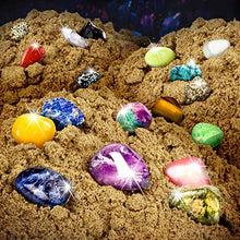 Load image into Gallery viewer, XXTOYS Jumbo Gems Dig Kit - Dig Up 18 Real Gemstones for Kids - Rocks and Minerals, Crystals Mining Science Kits Great Geology Archeology Gift for Boys &amp; Girls Educational STEM Toys
