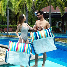 Load image into Gallery viewer, FindUWill Fabric Pool Hammock Floats, XL, 2Pack Inflatable Multi-Purpose Water Hammocks Floaties (Saddle, Lounge Chair, Hammock, Drifter), Pool Float Lounger for Adults
