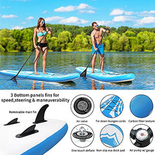 Load image into Gallery viewer, LBW Inflatable Stand Up Paddle Board SUP Paddleboard with Premium SUP Accessories &amp; Waterproof Backpack, Adjustable 3 Pieces Paddle, Non-Slip Deck, Youth &amp; Adult ISUP
