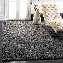 Load image into Gallery viewer, Safavieh California Premium Shag Collection SG151-8484 2-inch Thick Area Rug, 8&#39; x 10&#39;, Dark Grey

