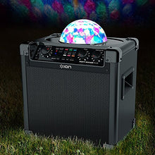 Load image into Gallery viewer, ION Audio Party Rocker Plus | Portable Bluetooth Party Speaker System &amp; Karaoke Machine with Built-In Rechargeable Battery, App-Controlled Party Light Display &amp; Microphone
