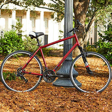 Load image into Gallery viewer, 700c Royce Union RMY Mens 21-Speed Hybrid Comfort Bike, 17" Aluminum Frame, Metallic Red
