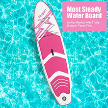 Load image into Gallery viewer, FBSPORT 10&#39;6&quot; Premium Inflatable Stand Up Paddle Board, Yoga Board with Durable SUP Accessories &amp; Carry Bag.Wide Stance, Surf Control, Non-Slip Deck, Leash, Paddle and Pump for Youth &amp; Adult

