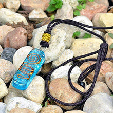 Load image into Gallery viewer, Orgone Pendant- Blue Aquamarine Healing Crystal based Orgone Pendant necklace with Orgone Energy-Emf Protection-Inner Growth-Psychic Strength Booster

