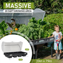 Load image into Gallery viewer, Vegepod - Raised Garden Bed - Self Watering Container Garden Kit with Protective Cover, Easily Elevated to Waist Height, 10 Years Warranty (Large)

