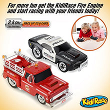 Load image into Gallery viewer, KidiRace Remote Control Police Car Toy with Lights and Sirens for Boys - Rechargeable Cop Car - Durable RC Police Car Toy for Kids 3 Years and Up
