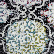 Load image into Gallery viewer, Home Dynamix Boho Andorra Transitional Damask Area Black/Pink, 7'9"x10'2"
