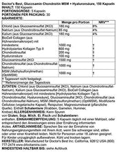 Load image into Gallery viewer, Doctor&#39;s Best Glucosamine Chondroitin Msm + Hyaluronic Acid with optimsm &amp; Biocell Collagen, Joint Support, Non-GMO, Gluten Free, Soy Free, 150 Caps
