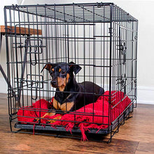 Load image into Gallery viewer, Dog Crates for Small Dogs - Dog Crate 24" Pet Cage Double-Door Best for Puppy &amp; Kitten Pets - Wire Metal Kennel Cages with Divider Panel &amp; Tray - In-door Foldable &amp; Portable for Animal Out-Door Travel
