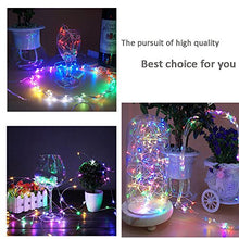 Load image into Gallery viewer, 5M Fairy Lights Plug in,16.4ft / 50LED Waterproof Firefly Lights on Copper Wire,Waterproof,Home Decoration Parties Weddings,Outdoor,Patio Garden Decoration+Remote control (5M, Multicolor)
