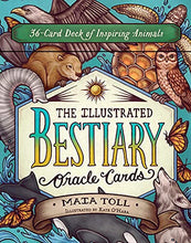 Load image into Gallery viewer, The Illustrated Bestiary Oracle Cards: 36-Card Deck of Inspiring Animals (Wild Wisdom)

