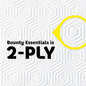 Bounty Essentials Select-A-Size Paper Towels, White, Double Rolls