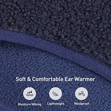 Load image into Gallery viewer, Arcweg Winter Ear Warmers Fleece Sports Headbands Thermal Stretchy Ear Muffs Moisture Wicking Running Head Bands for Women Men Cycling Yoga Skiing Outside Sports Blue
