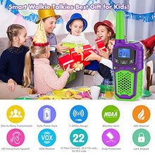 Load image into Gallery viewer, Kids Walkie Talkies 3 Pack, Rechargeable Small Walkie-Talkie Toy for Boys Girls Adults Easy to Use Long Distance TwoWay Radio for 3-12 Years Old Boys Girls Christmas Birthday Gift
