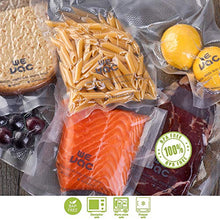 Load image into Gallery viewer, Wevac Vacuum Sealer Bags 100 Quart 8x12 Inch for Food Saver, Seal a Meal, Weston. Commercial Grade, BPA Free, Heavy Duty, Great for vac storage, Meal Prep or Sous Vide
