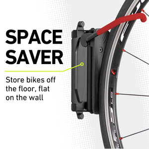 Vibrelli Swivel Bike Wall Mount - Bike Hanger - Vertical Bike Rack - Bike Hangers for Garage - MTB Mountain Bike Wall Mount Bike Rack - Bicycle Storage Rack for Garage