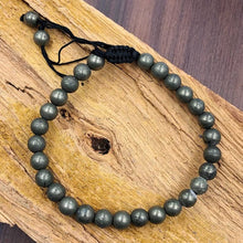 Load image into Gallery viewer, DHYANARSH Original Pyrite Wrist Bracelet, Astronomy Jewelry, AAA with Size Adjustable Thread
