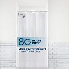 Load image into Gallery viewer, LiBa Bathroom Shower Curtain-Liner - Waterproof Plastic Shower Curtain Premium PEVA Non-Toxic Shower-Liner with Rust Proof Grommets Clear 8G Heavy Duty Bathroom Accessories 36x72
