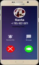 Load image into Gallery viewer, Live video call santa christmas
