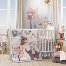 Load image into Gallery viewer, Lambs &amp; Ivy Calypso Lamp Pink/Gray Koala Nursery Lamp with Shade &amp; Bulb
