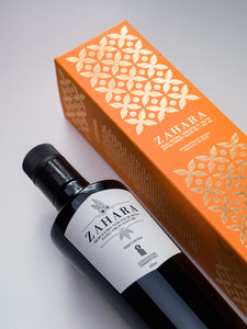 Zahara Extra Virgin Olive Oil from Italy | Sicilian Pure EVOO | Premium Early Harvest Cold Pressed Polyphenol Rich | Multiple Award Winner from Oleificio Guccione | 16.9 fl oz (500ml) Bottle With Beautiful Gift Box