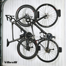 Load image into Gallery viewer, Vibrelli Swivel Bike Wall Mount - Bike Hanger - Vertical Bike Rack - Bike Hangers for Garage - MTB Mountain Bike Wall Mount Bike Rack - Bicycle Storage Rack for Garage
