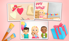 Load image into Gallery viewer, Sweet Baby Girl Dream House 2 - Daycare, Tea Party, Bath Time, Dress Up, Birthday Cake, Cleanup and Playtime
