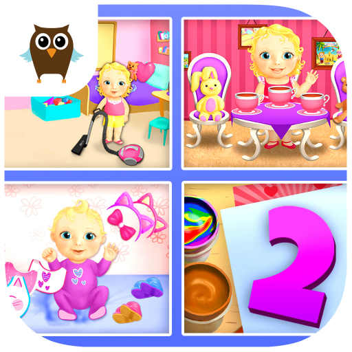 Sweet Baby Girl Dream House 2 - Daycare, Tea Party, Bath Time, Dress Up, Birthday Cake, Cleanup and Playtime